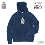 ONEDROP ��LOGO PULL OVER PARKA�� ��INDIGO��