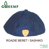 GOHEMP ��ROADIE BERET��INDIGO��������SASHIKO/�٥졼˹