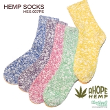 A HOPE HEMP��HEMP SOCKS�ס�HSX-007PS�ۥإ�ץ��å�������������