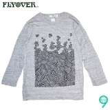 FLYOVER��Erosion��8ʬµ LSS-Tee/GRAY