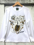 <img class='new_mark_img1' src='https://img.shop-pro.jp/img/new/icons5.gif' style='border:none;display:inline;margin:0px;padding:0px;width:auto;' />����ݽѡ�Lucky cat��Long sleeve T-shirt White