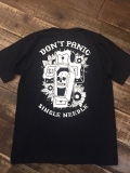 Single Needle��DON'T PANIC��T-shirt