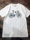 Import��bicycle Rec��Art T-shirt��White��