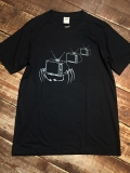 Import��psychedelic TV��Art T-shirt��Black��