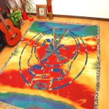 GRATEFUL DEAD ��SYF/BEAR COTTON THROW BLANKET �� / ���쥤�ȥե�ǥå�/�ǥåɥ٥�/ �֥�󥱥å�/�饰