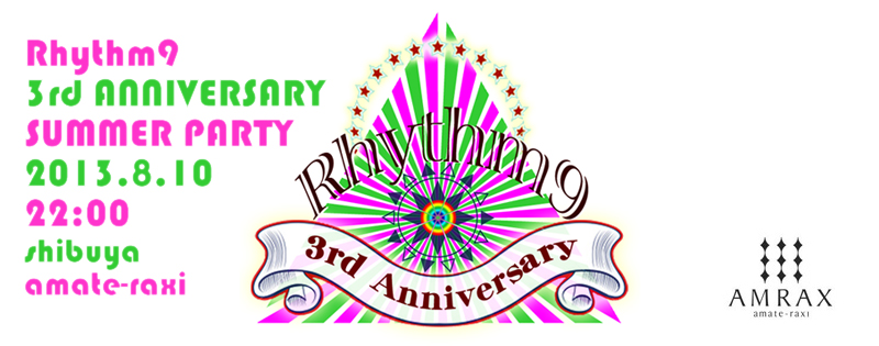 Rhythm9 ���Y���i�C���@���Y��9�@3rd ANNIVERSARY